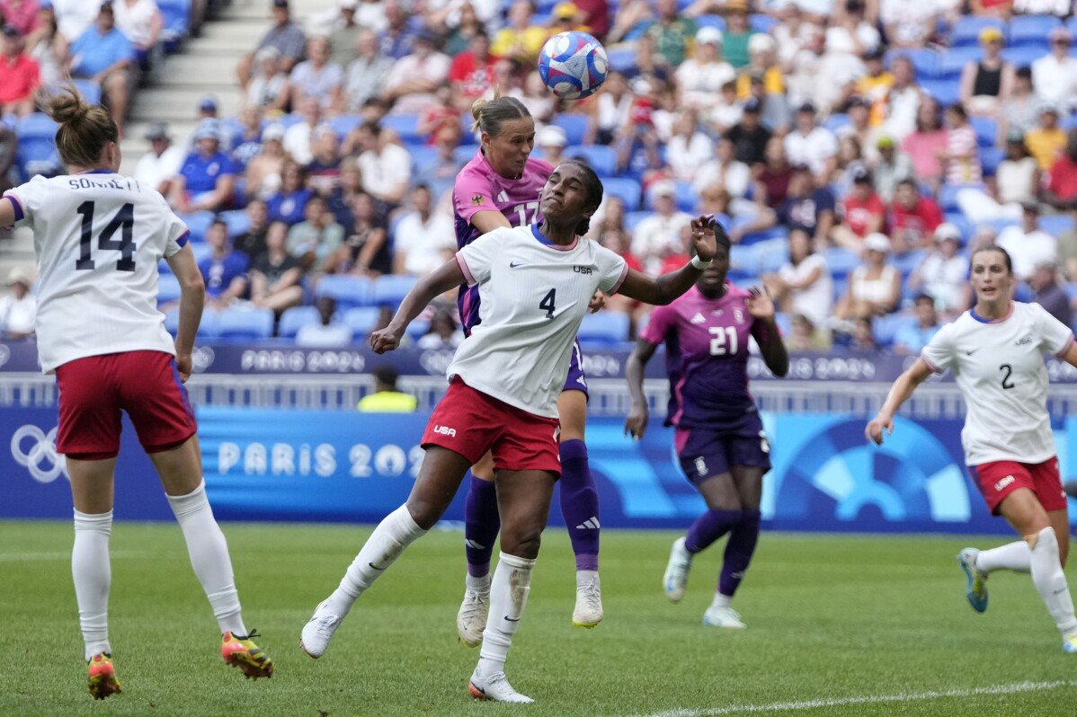 A defesa estelar de Naomi Girma reforça a USWNT nos Jogos Olímpicos de Paris. 'Ninguém consegue passar por ela'